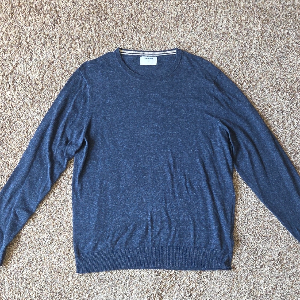 **NEVER WORN** Old Navy Sweater, Men's, Blue, Lightweight, Size Large